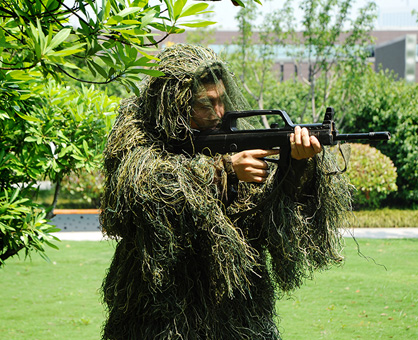 叢林毛絲兩件套偽裝服 叢林毛絲兩件套偽裝服