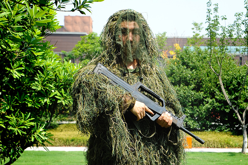 叢林毛絲兩件套偽裝服 叢林毛絲兩件套偽裝服