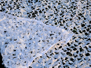 白色純色偽裝網