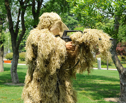 黃水草毛絲兩件套偽裝服 黃水草毛絲兩件套偽裝服